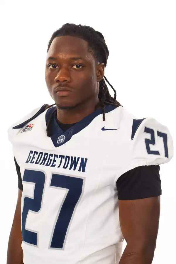 Udechukwu Enyeribe, Football, Georgetown University