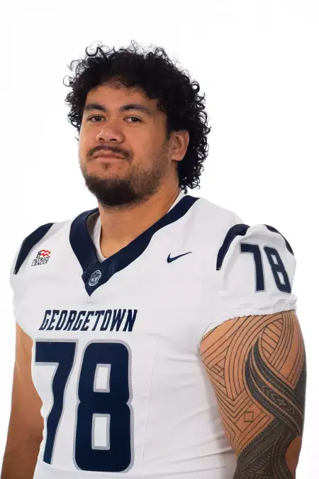 Mosiah Talanoa, Football, Georgetown University