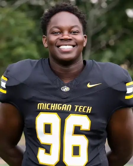 Edem Denoo, Football, Michigan Tech University