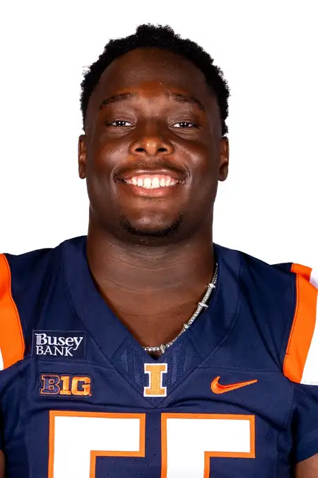 Tony Balanganayi, Football, University of Illinois