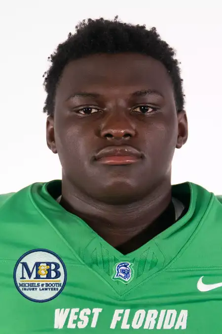 Srlondo Whiley, Football, University of West Florida