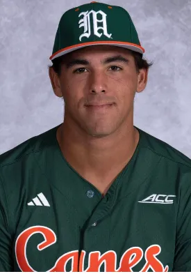 Daniel Cuvet, Baseball, University of Miami