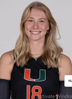 Paula Guersching, Volleyball, University of Miami