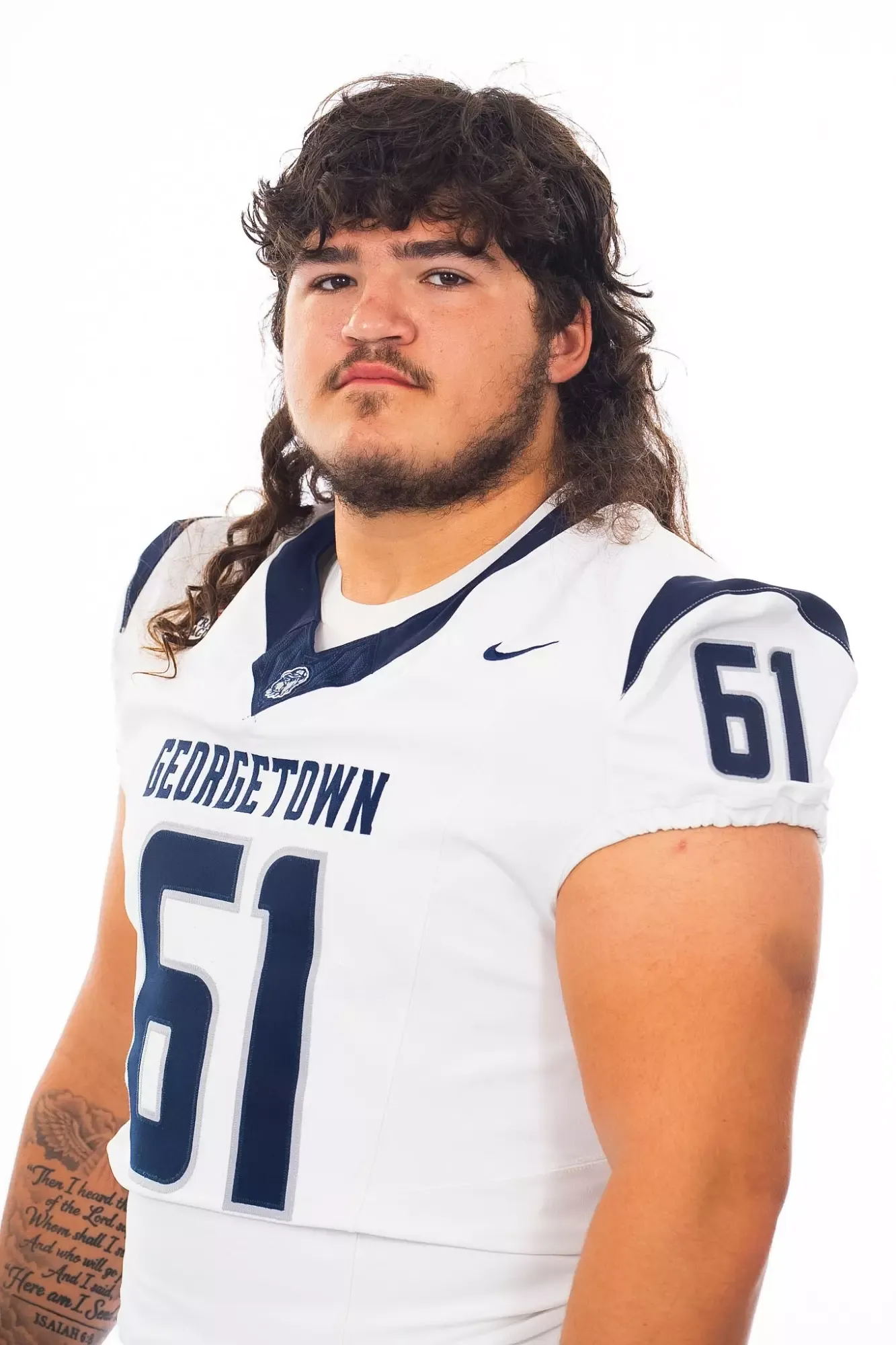 Julian Fishburne, Football, Georgetown University