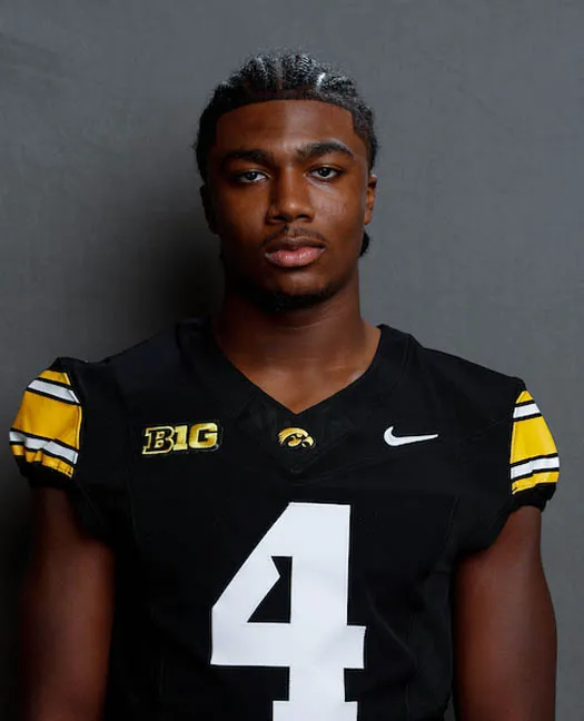 Julian Manson, Football, University of Iowa