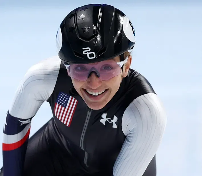 Kristen Santos-Griswold, Speedskating, University of Utah