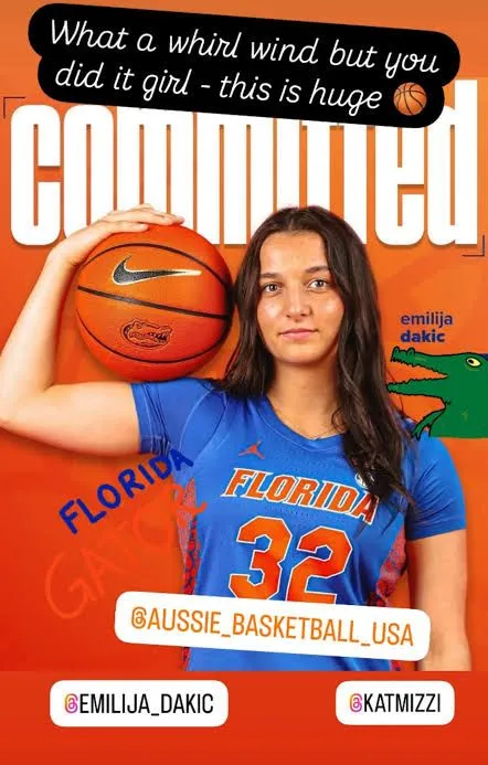 Emilija "Mills" Dakic, Basketball, University of Florida