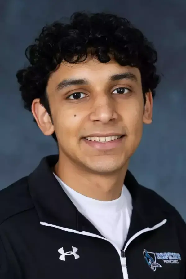 Neil Pandey, Fencing, Johns Hopkins University