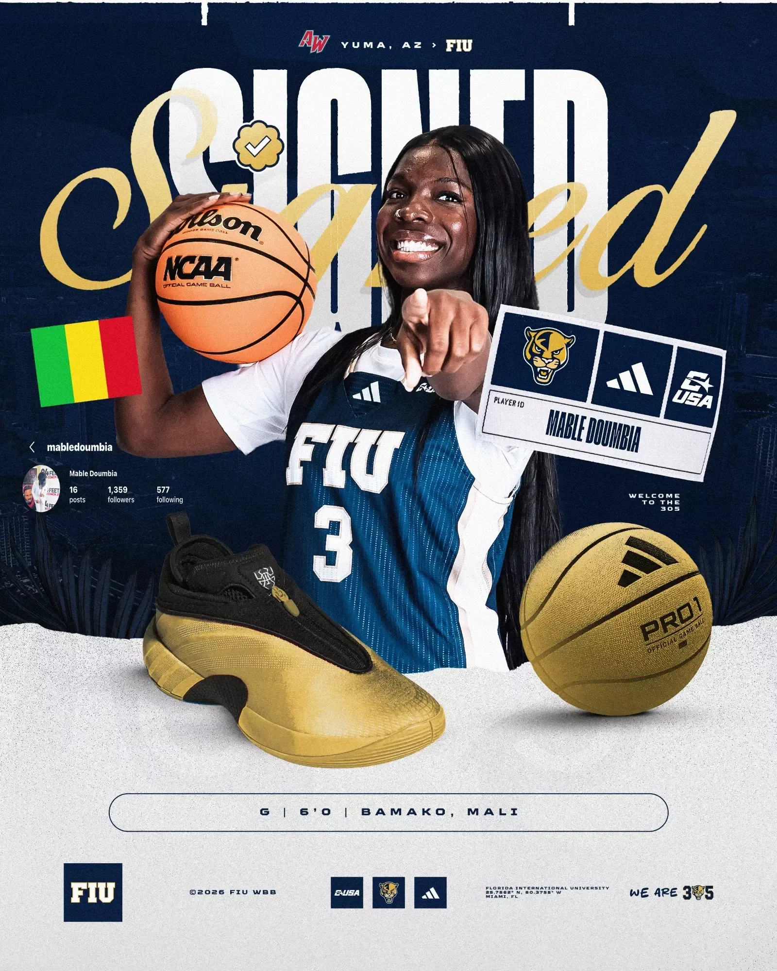 Mable Doumbia, Basketball, undefined