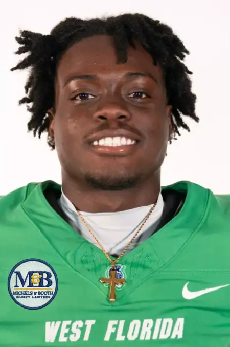 Caleb Nyenkan, Football, University of West Florida