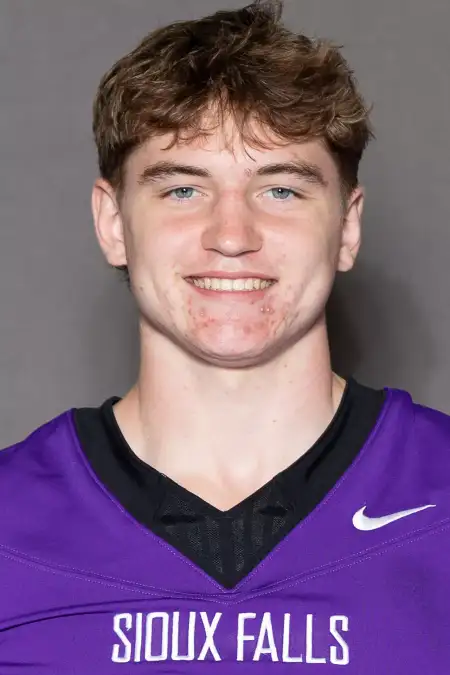 Connor Hensen, Football, University of Sioux Falls